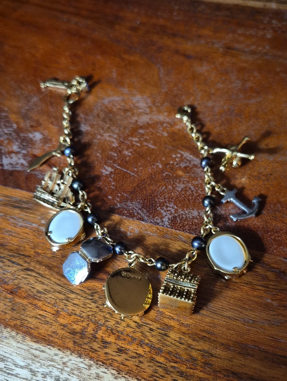 Bradford Exchange Pirates Of The Caribbean A Pirate's Treasure Charm Bracelet